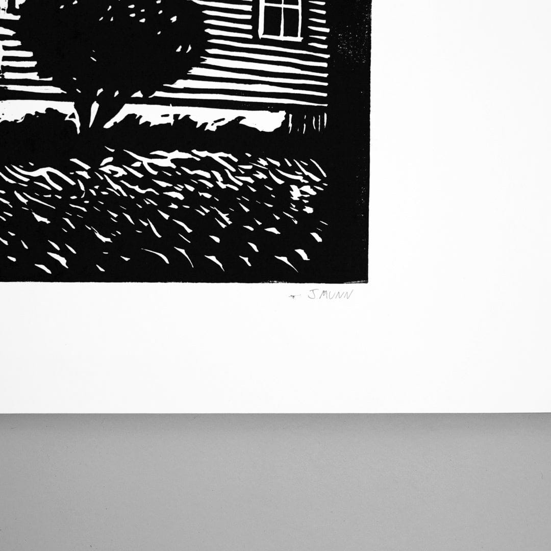State of Home III Linocut Reduction Print by Jackson Munn