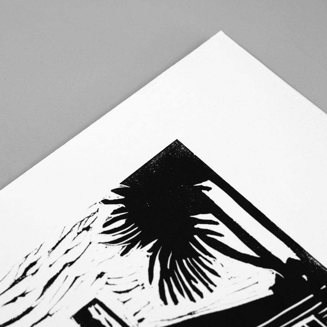 State of Home III Linocut Reduction Print by Jackson Munn