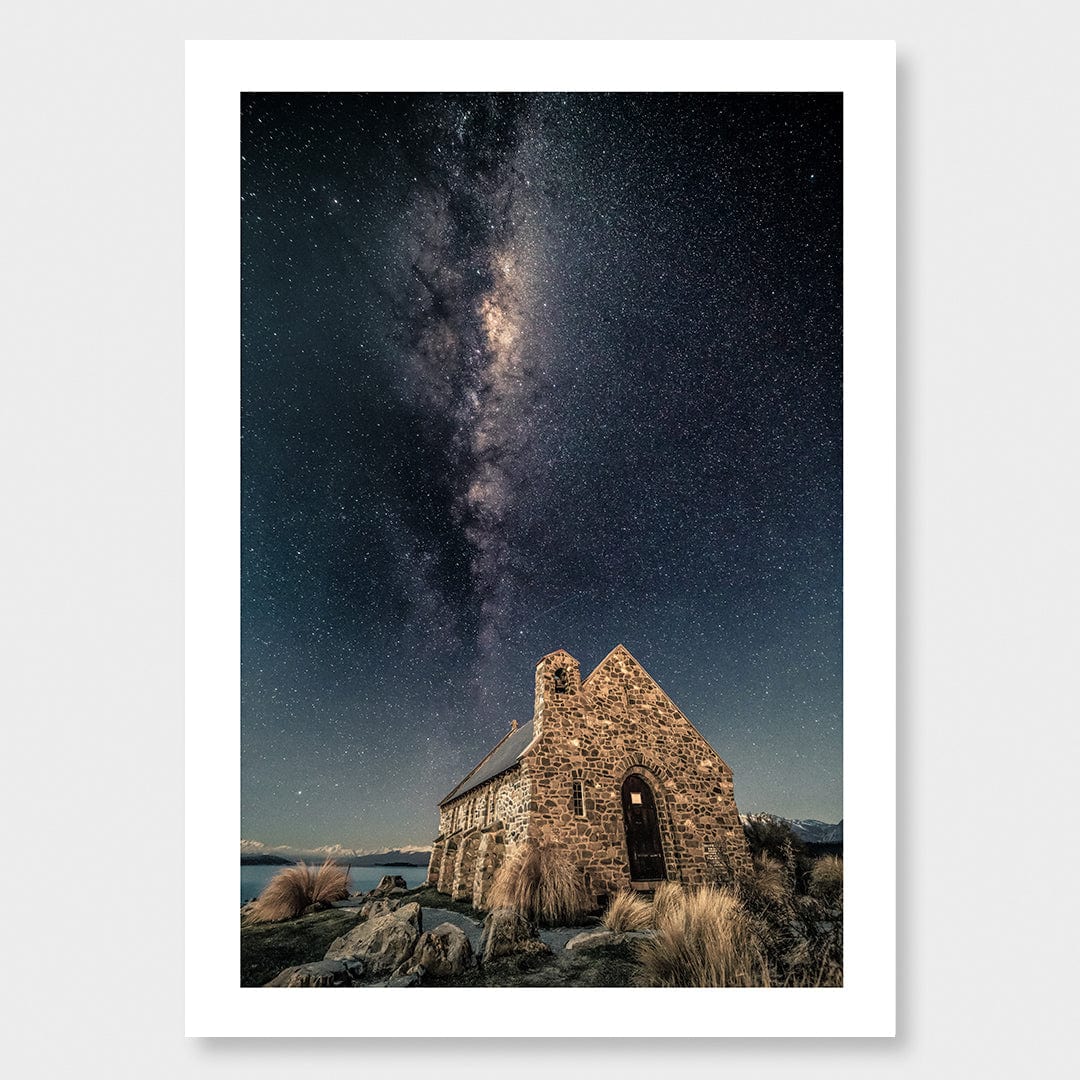 Stone to Stars – Tekapo Photographic Print by Mike Mackinven