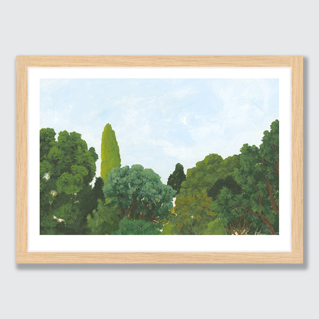 Summer Tree Tops Art Print by Grace Wilkinson