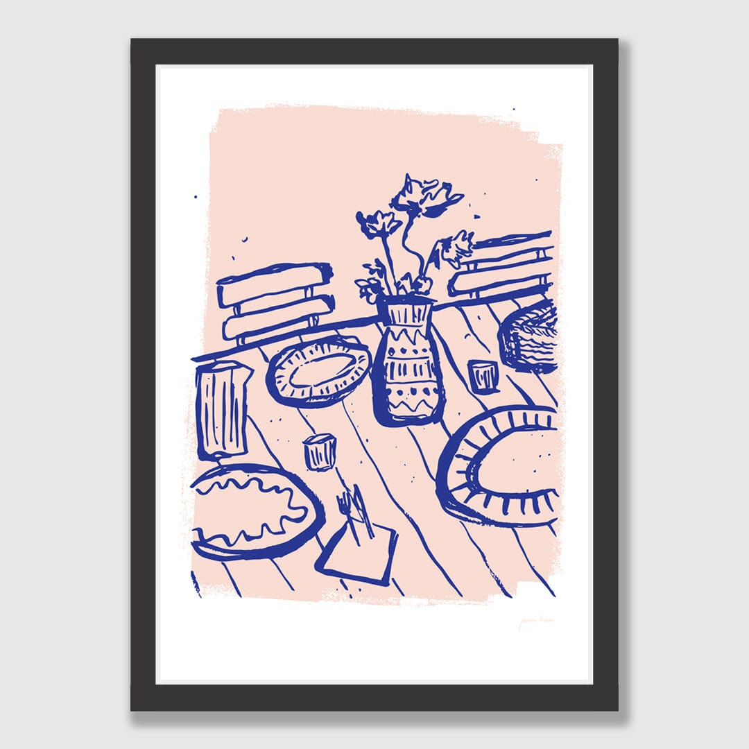 Tales From The Table Art Print by Jasmine Kroeze