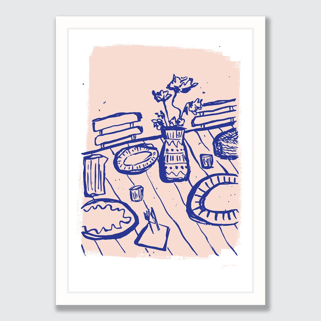 Tales From The Table Art Print by Jasmine Kroeze