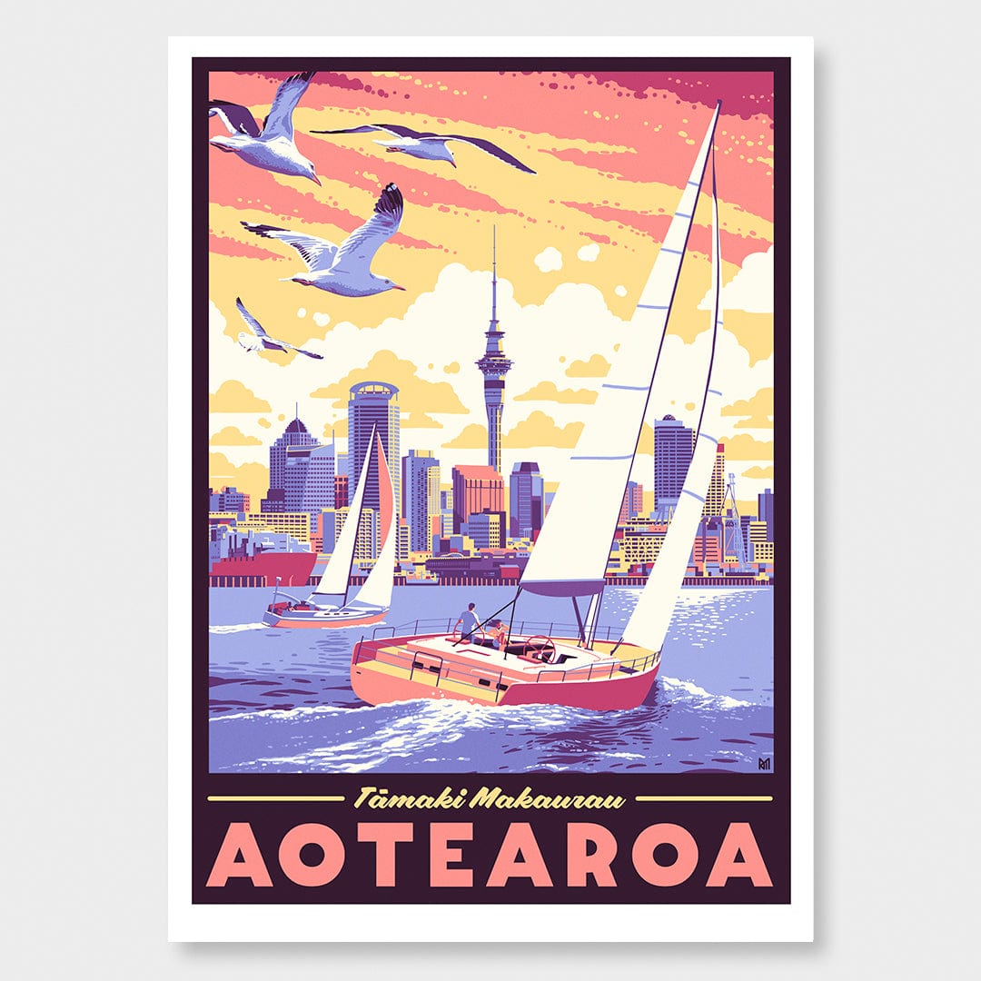 Tāmaki Makaurau Art Print by Ross Murray