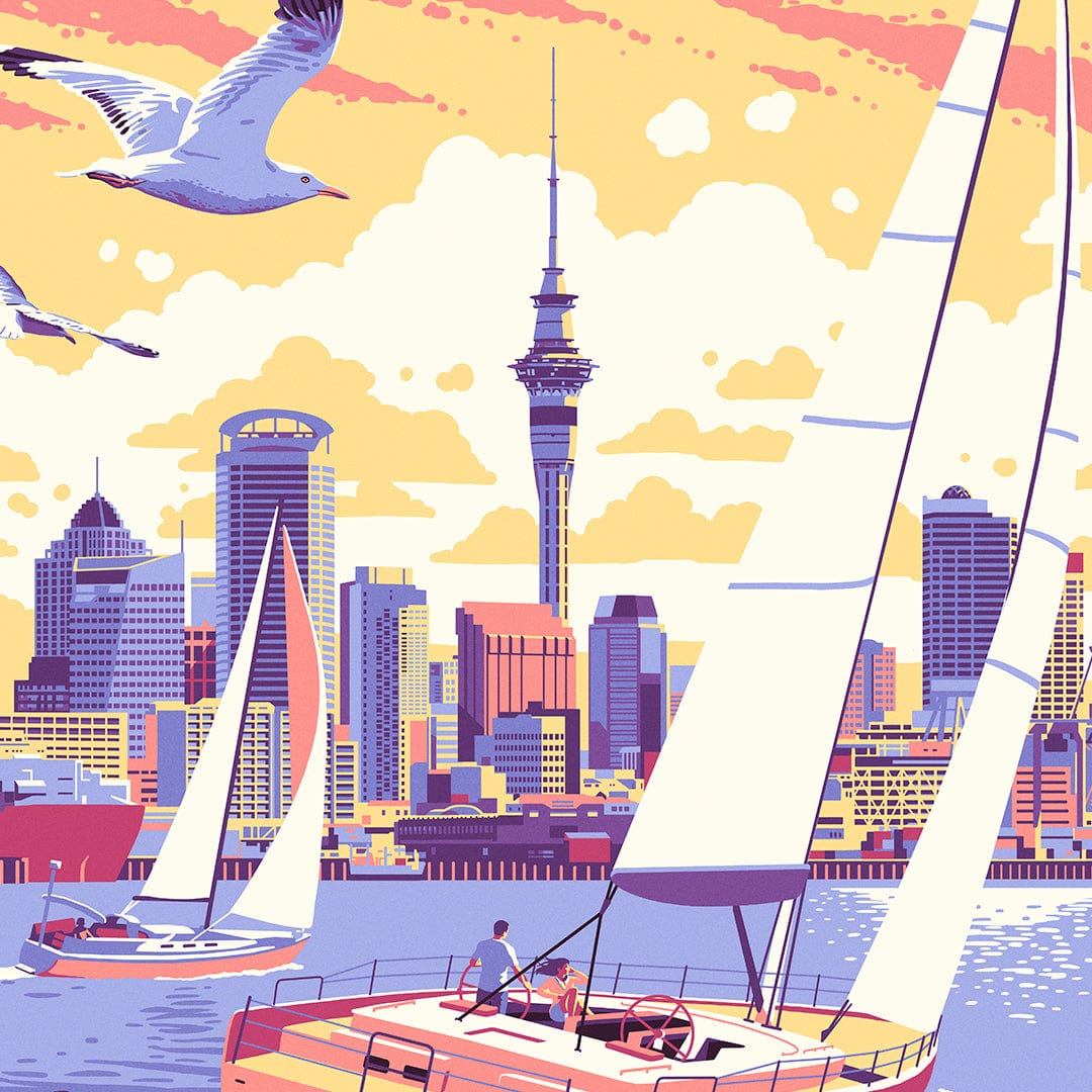 Tāmaki Makaurau Art Print by Ross Murray