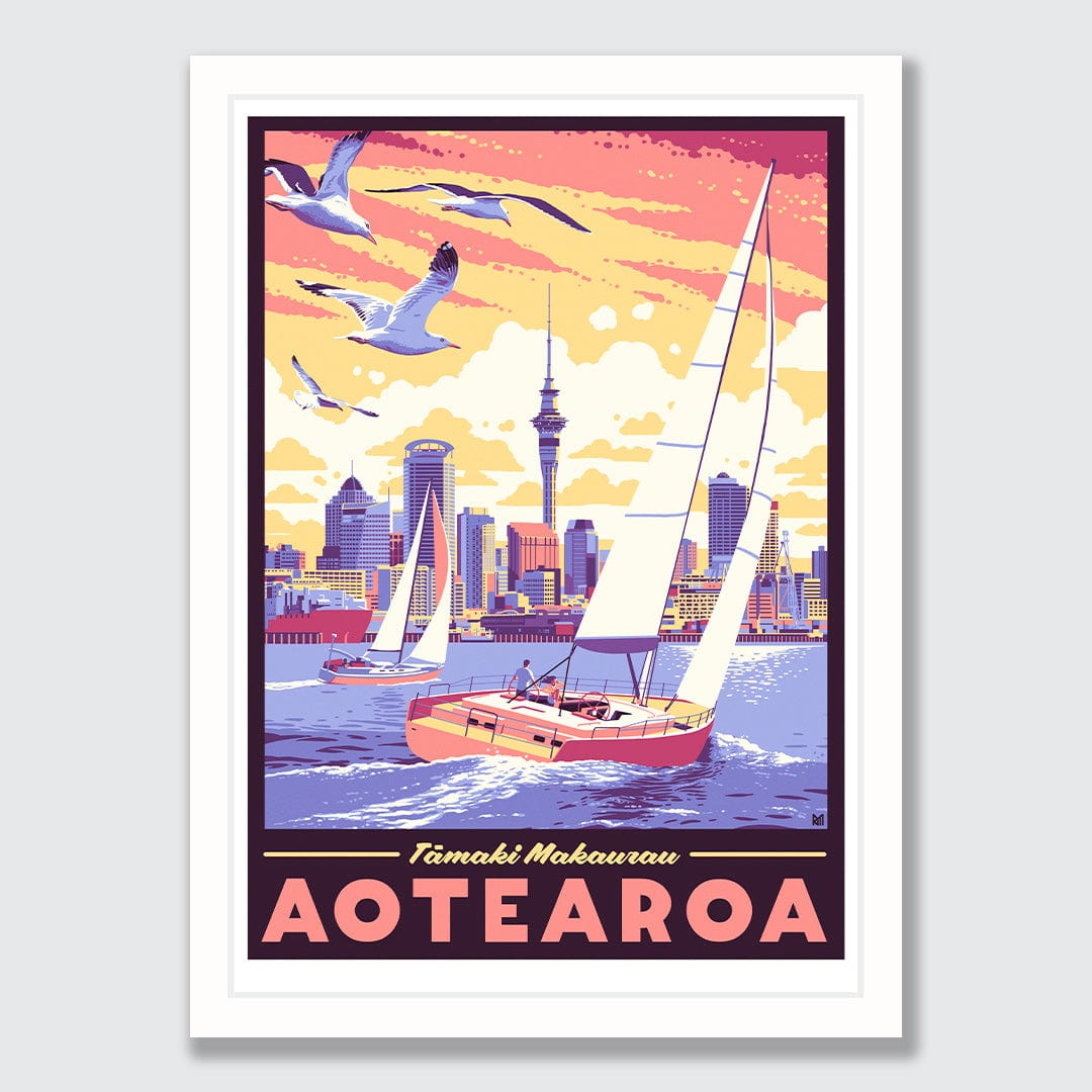 Tāmaki Makaurau Art Print by Ross Murray