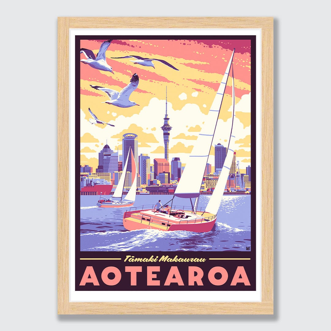Tāmaki Makaurau Art Print by Ross Murray