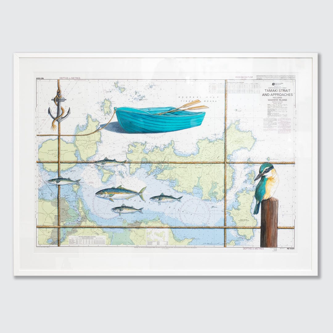 Tamaki Straight Original Painting by Justine Hawksworth