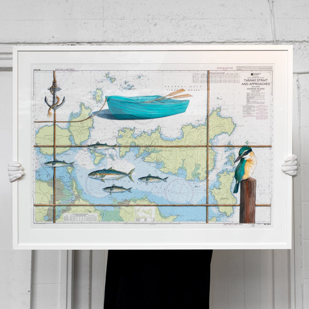 Tamaki Straight Original Painting by Justine Hawksworth