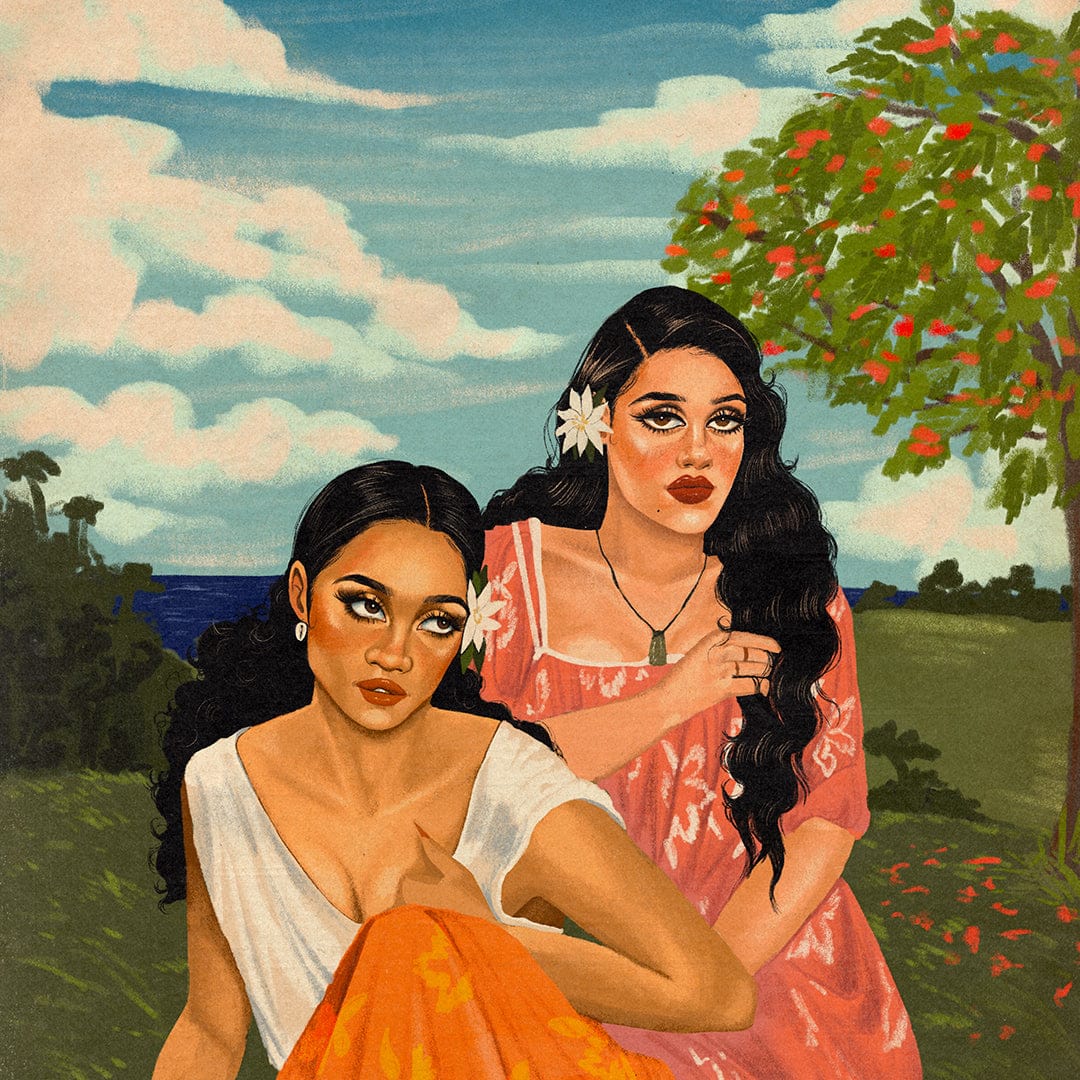 Tamarinds & Tiare Art Print by Luca Tu'avao Walton