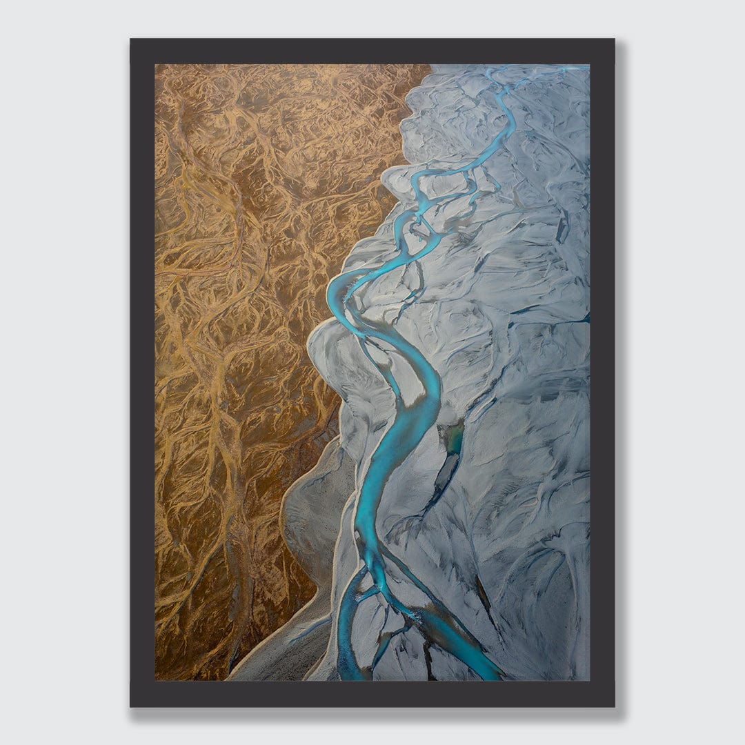 Tasman River Weave Photographic Print by Emma Willetts