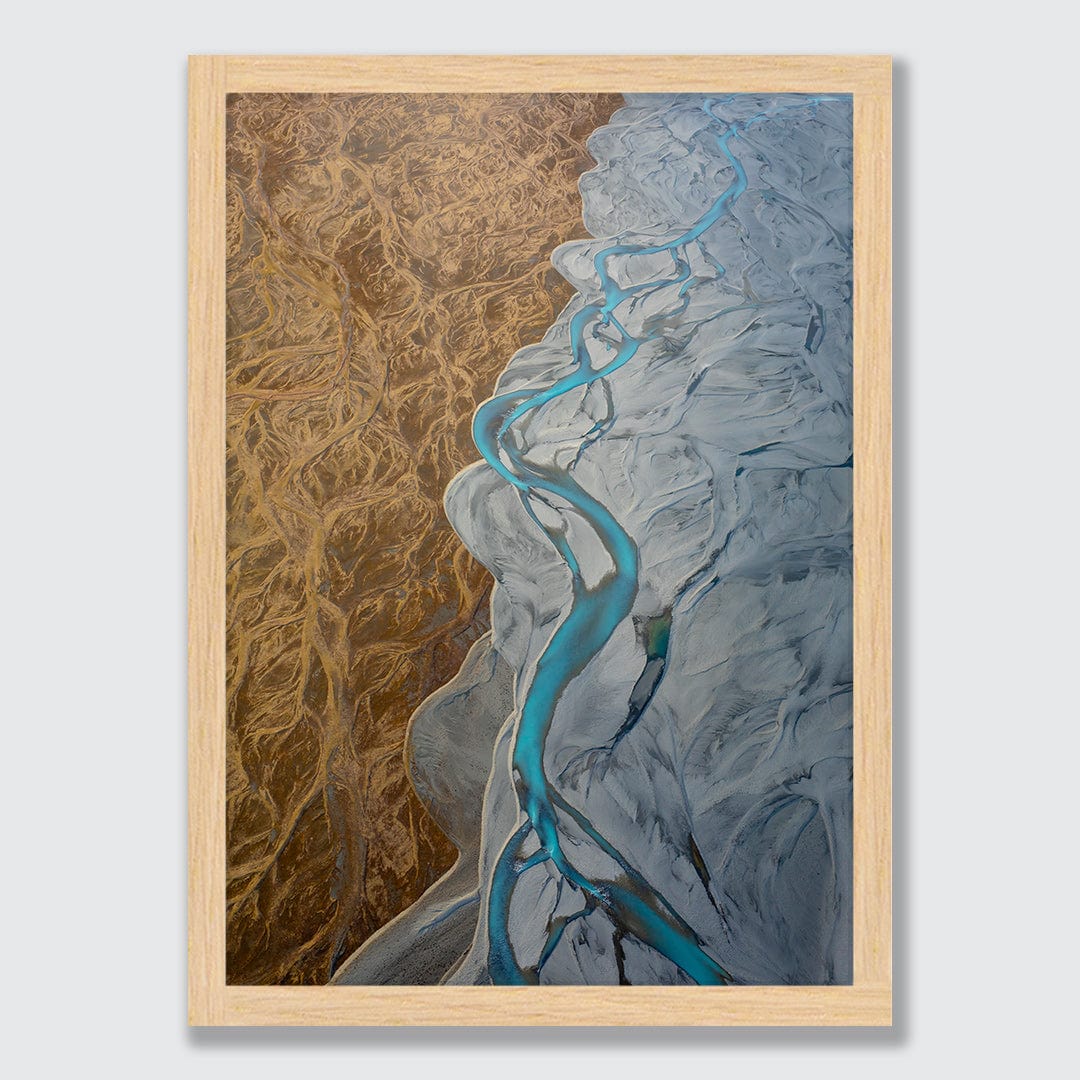 Tasman River Weave Photographic Print by Emma Willetts