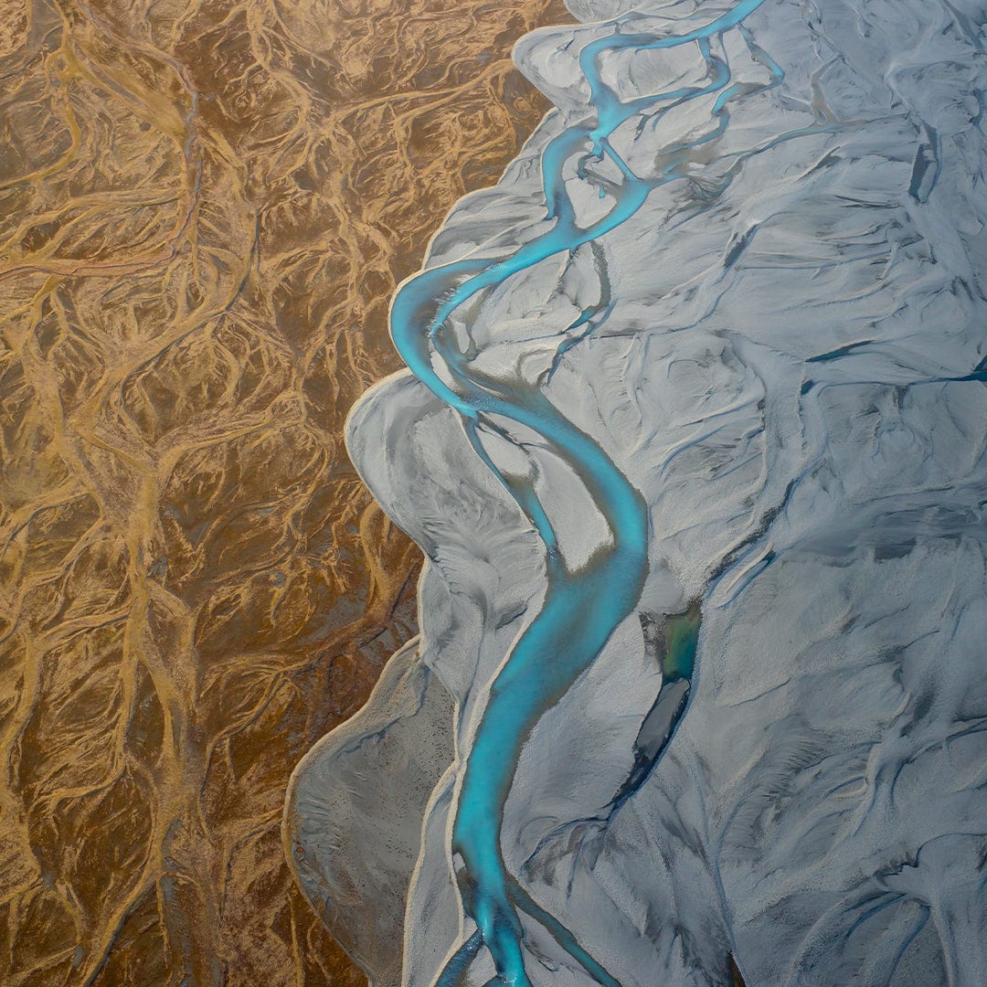 Tasman River Weave Photographic Print by Emma Willetts