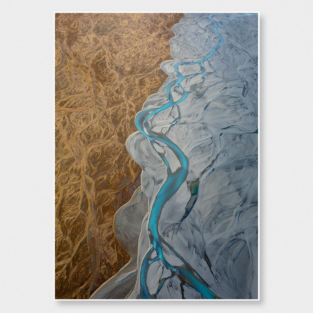 Tasman River Weave Photographic Print by Emma Willetts