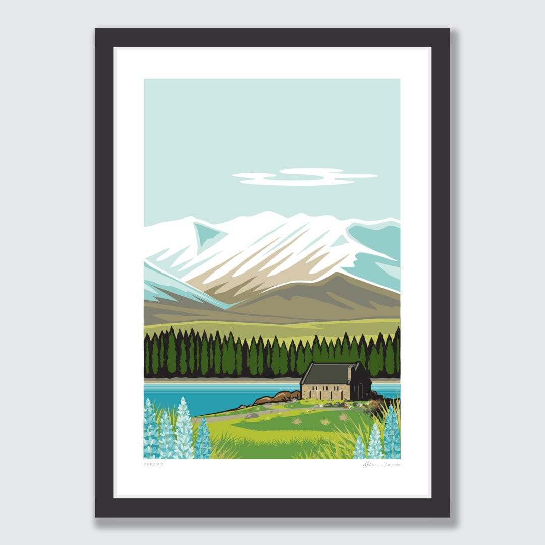 Tekapo Art Print by Glenn Jones