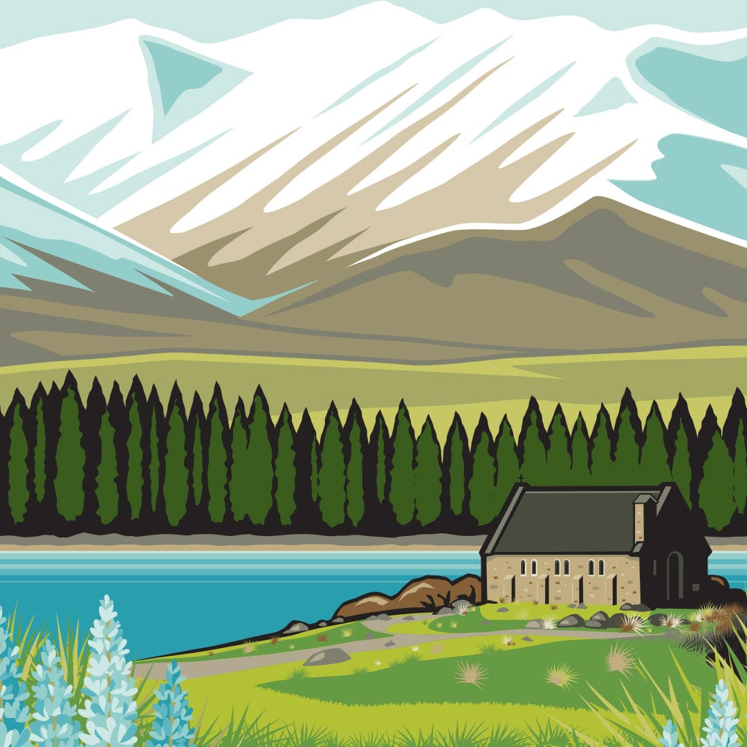 Tekapo Art Print by Glenn Jones