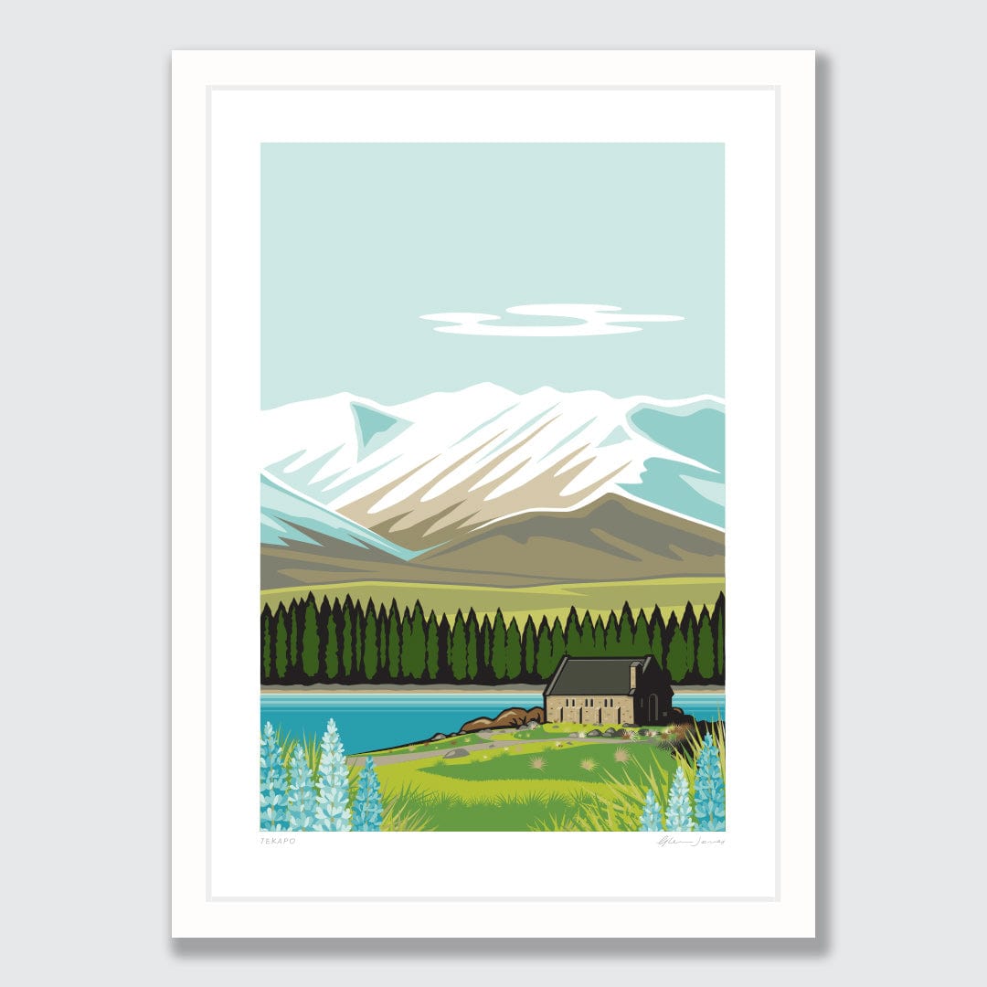 Tekapo Art Print by Glenn Jones
