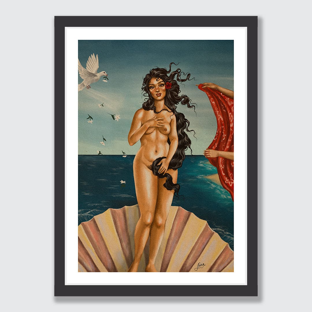 The Birth of Venusi Art Print by Luca Tu'avao Walton