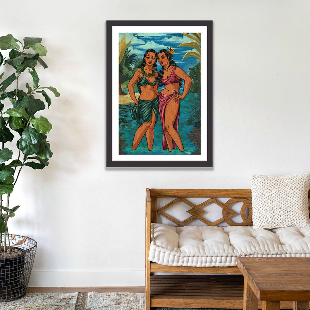 The-Ladies-Of-Pearl-Lagoon-Art-Print-by-Luca-Tu_avao-Walton-INSITU-A1