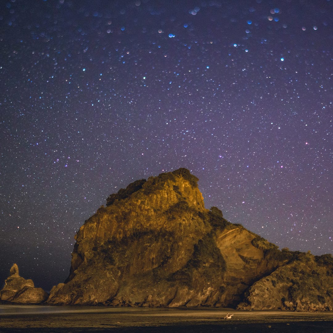 The Lion – Piha Photographic Print by Mike Mackinven