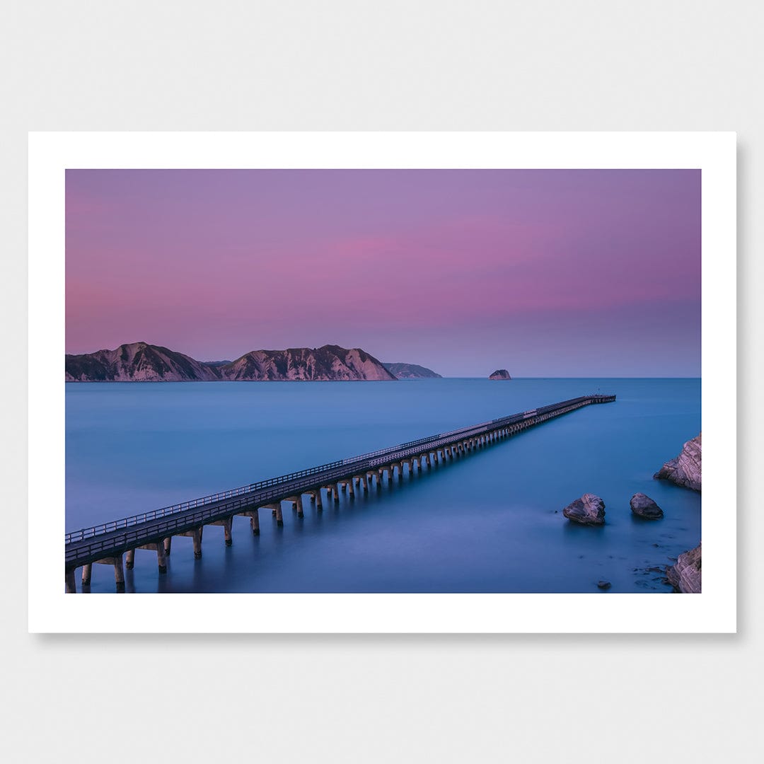 The Wharf – Tolaga Bay Photographic Print by Mike Mackinven