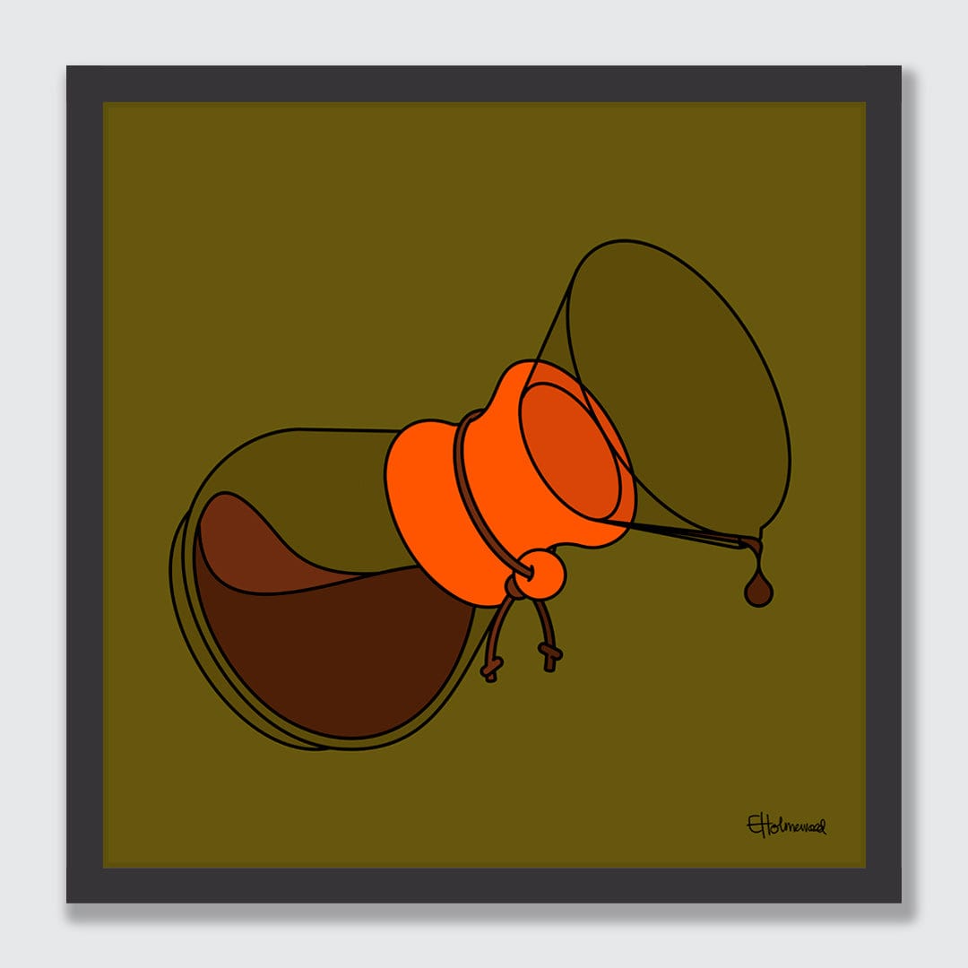 The Art of Making Coffee Art Print by Emile Holmewood