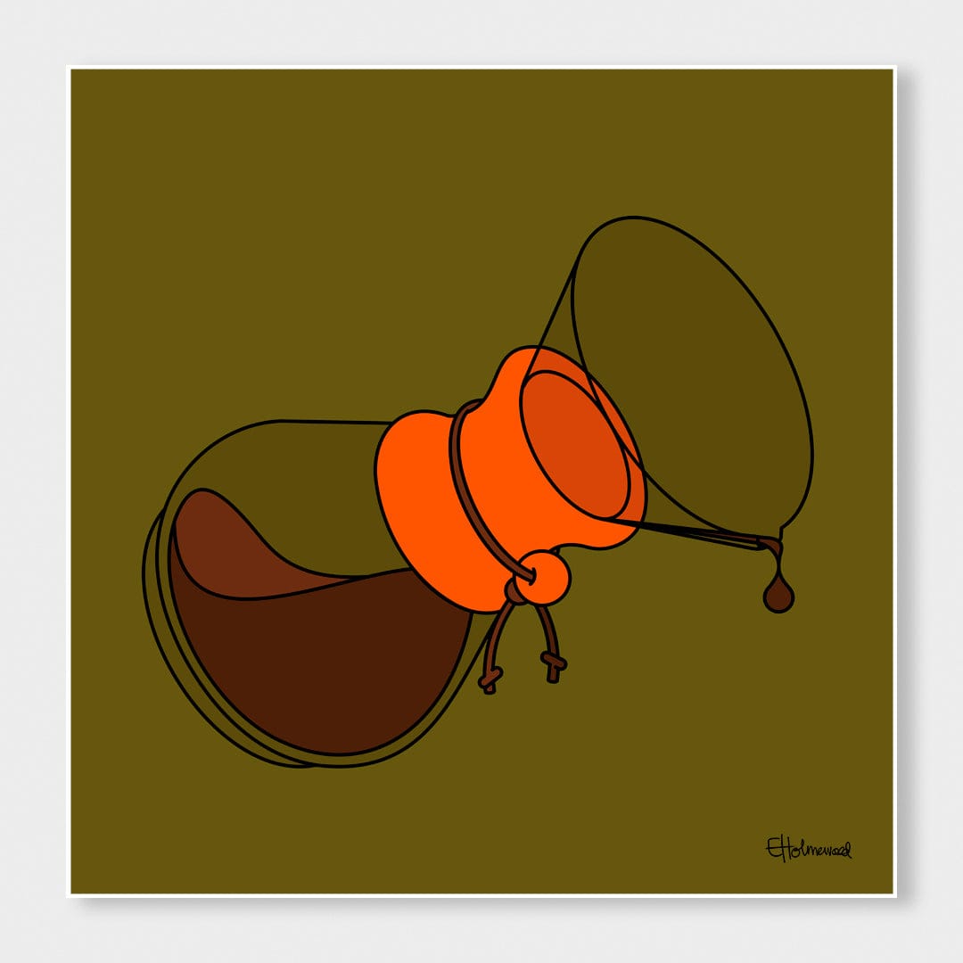 The Art of Making Coffee Art Print by Emile Holmewood