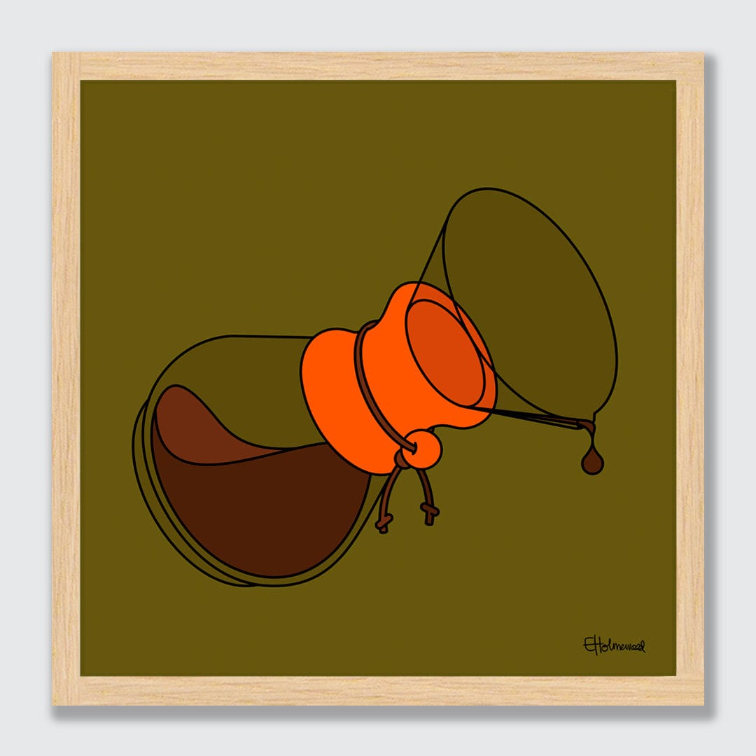 The Art of Making Coffee Art Print by Emile Holmewood
