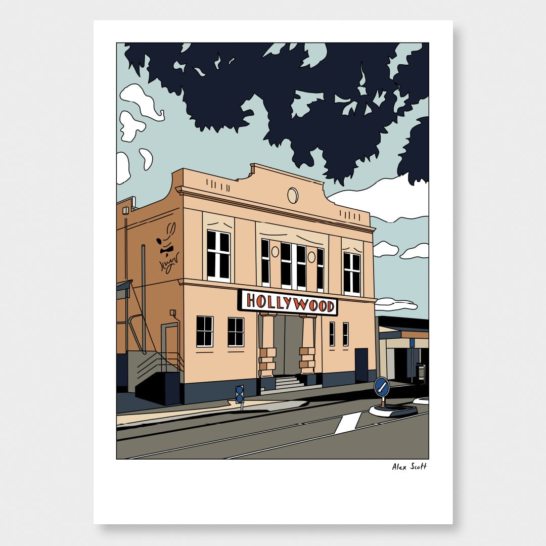 The Hollywood Avondale Art Print by Alex Scott