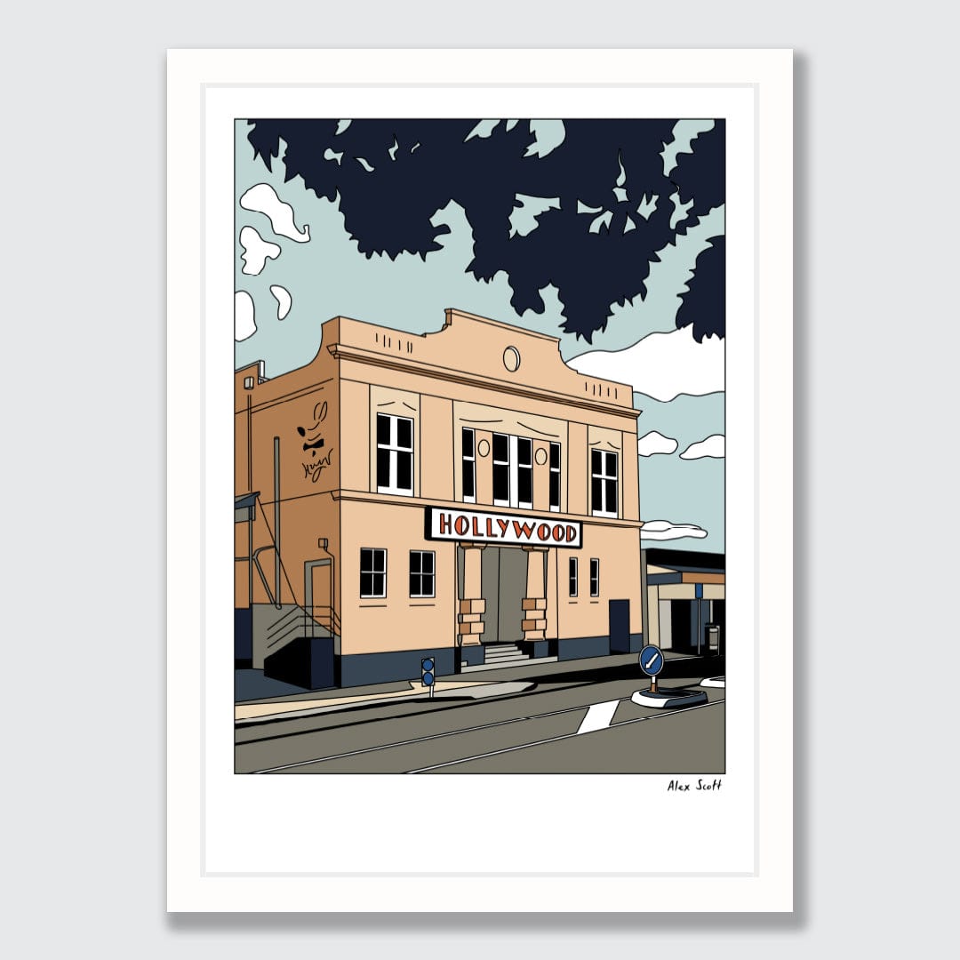 The Hollywood Avondale Art Print by Alex Scott