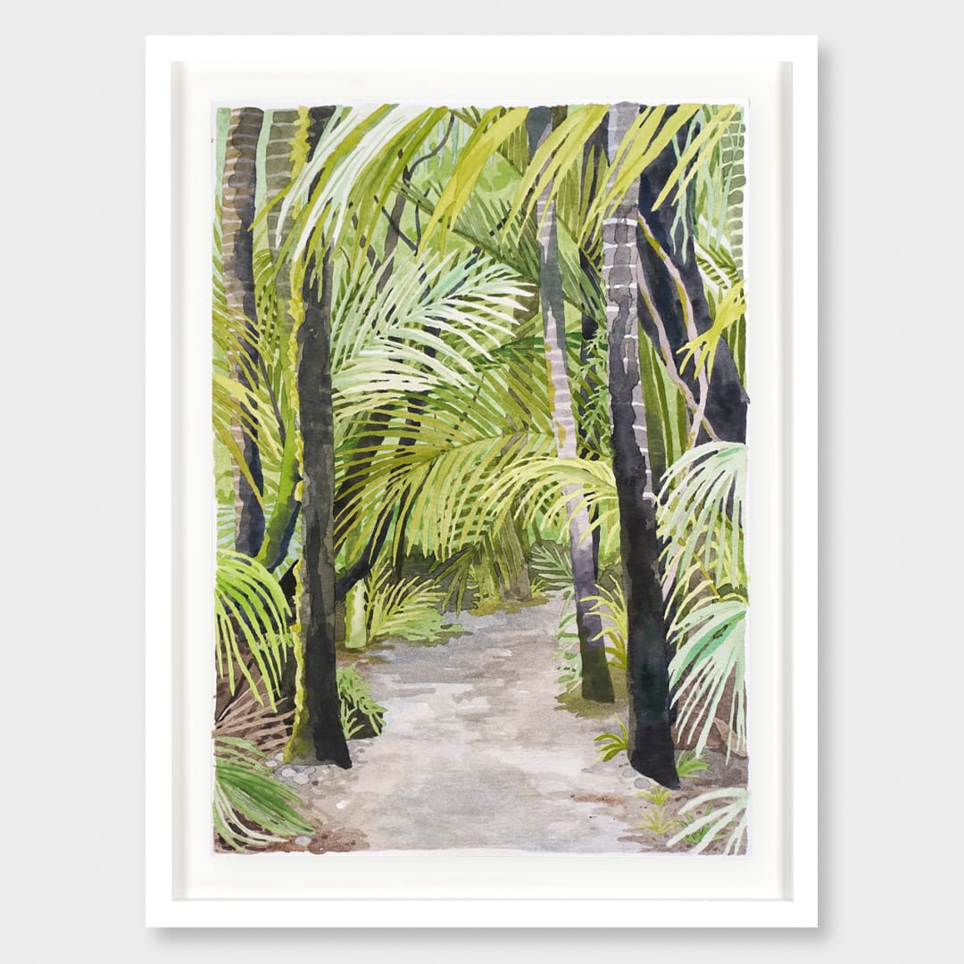 Through the Nikau Original Painting by Emma Huia Lovegrove