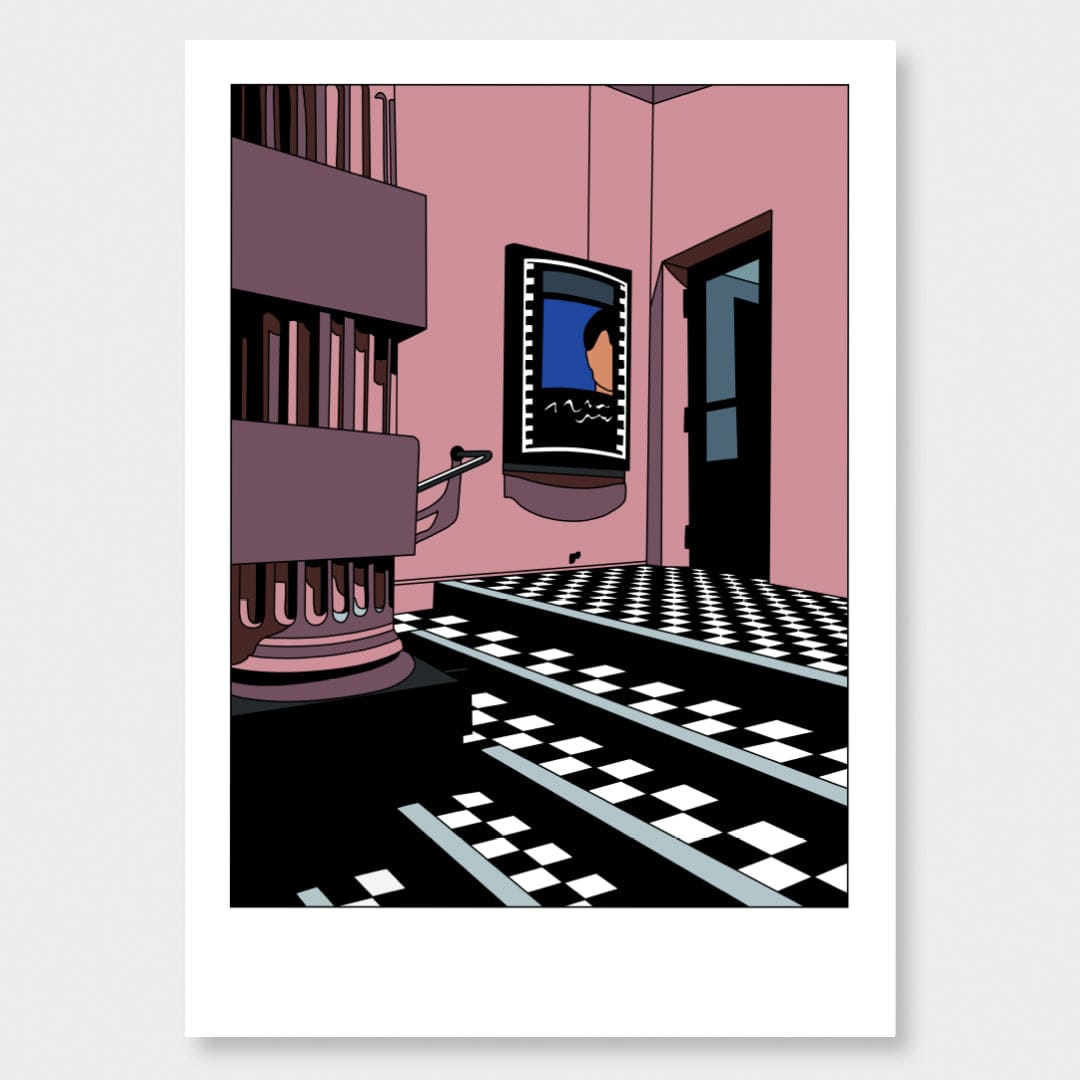 Thursday night at The Hollywood Limited Edition Art Print by Alex Scott