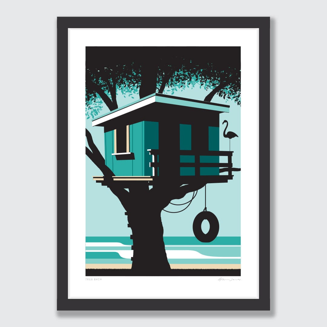 Tree Bach Art Print by Glenn Jones