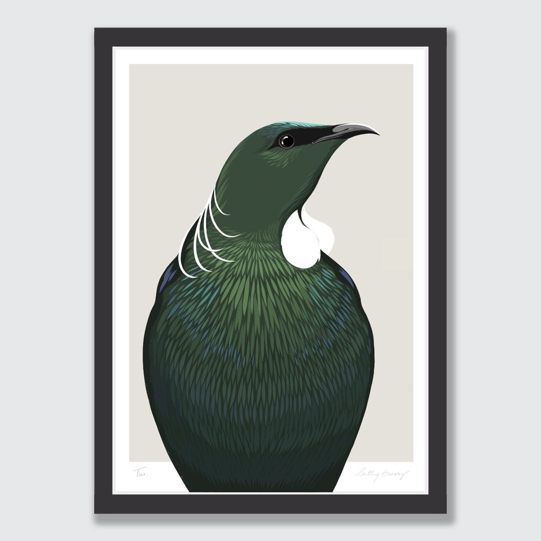 Tūī Art Print by Cathy Hansby