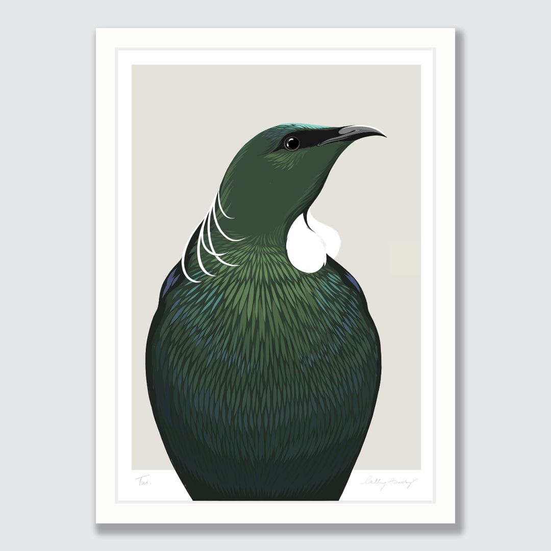 Tūī Art Print by Cathy Hansby