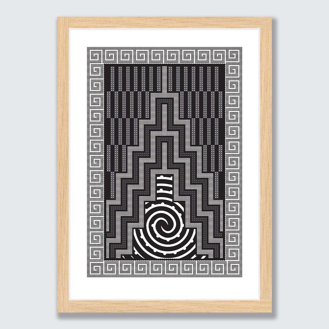 Tukutuku II Limited Edition Art Print by Manawa Tapu (Tristan Marler)