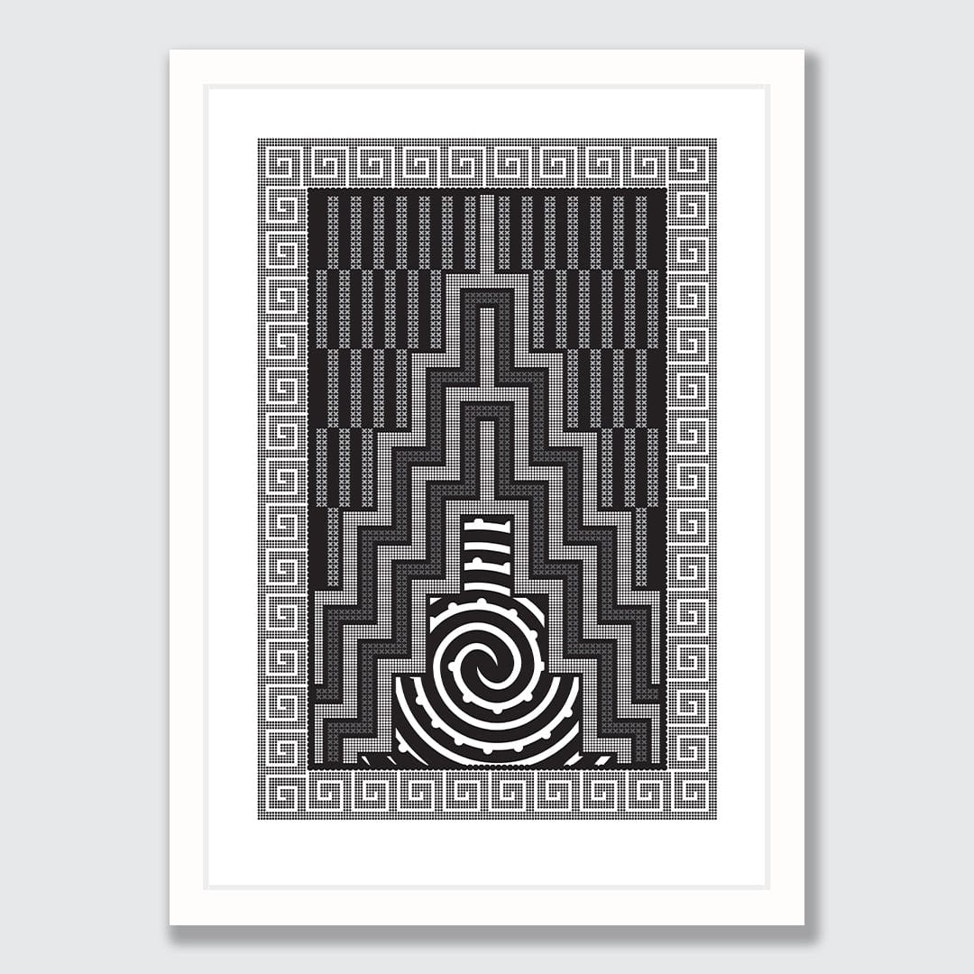 Tukutuku II Limited Edition Art Print by Manawa Tapu (Tristan Marler)