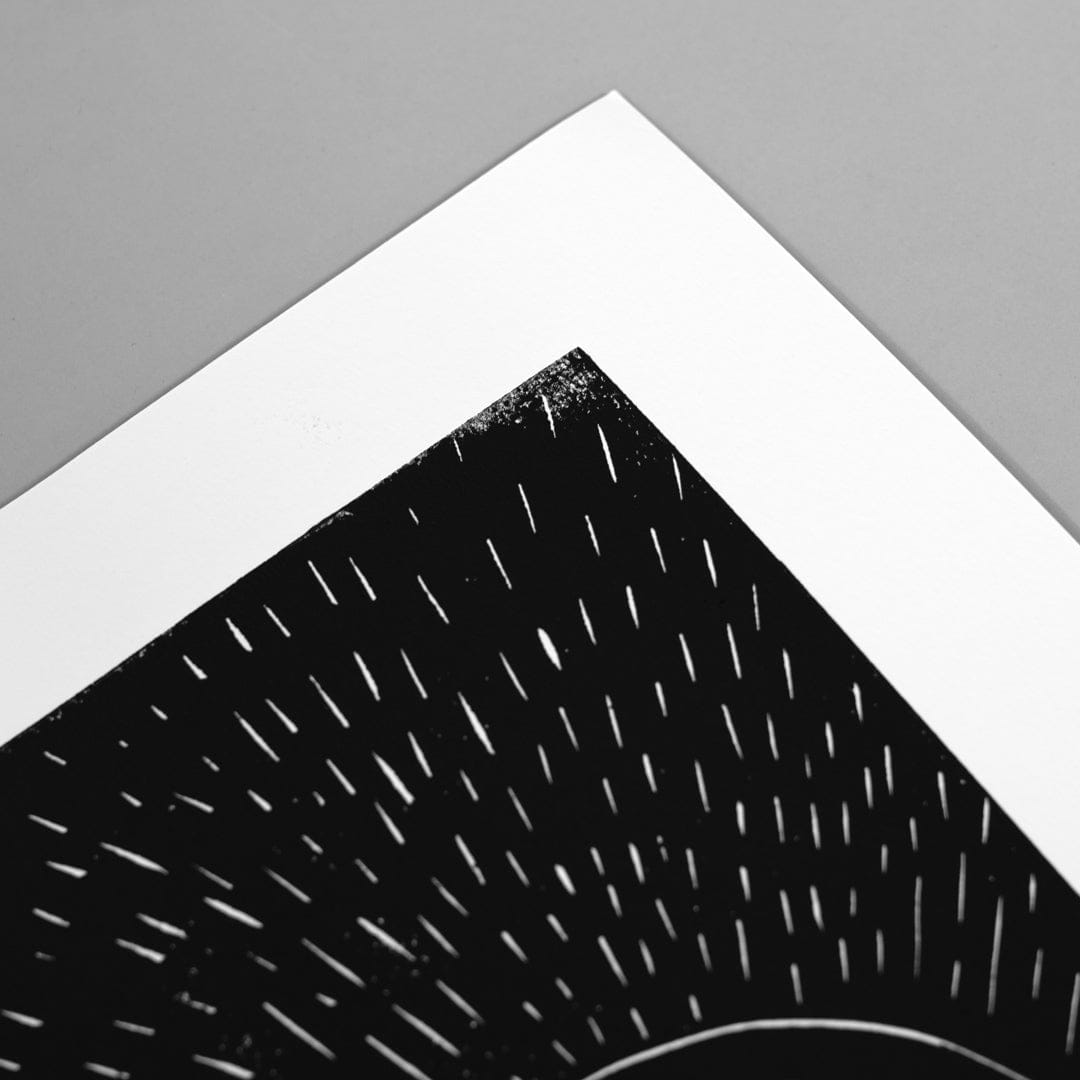 Twin Flame II Linocut Reduction Print by Jackson Munn