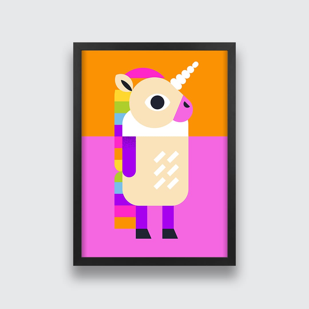 Unicorn Art Print by Beth Xia