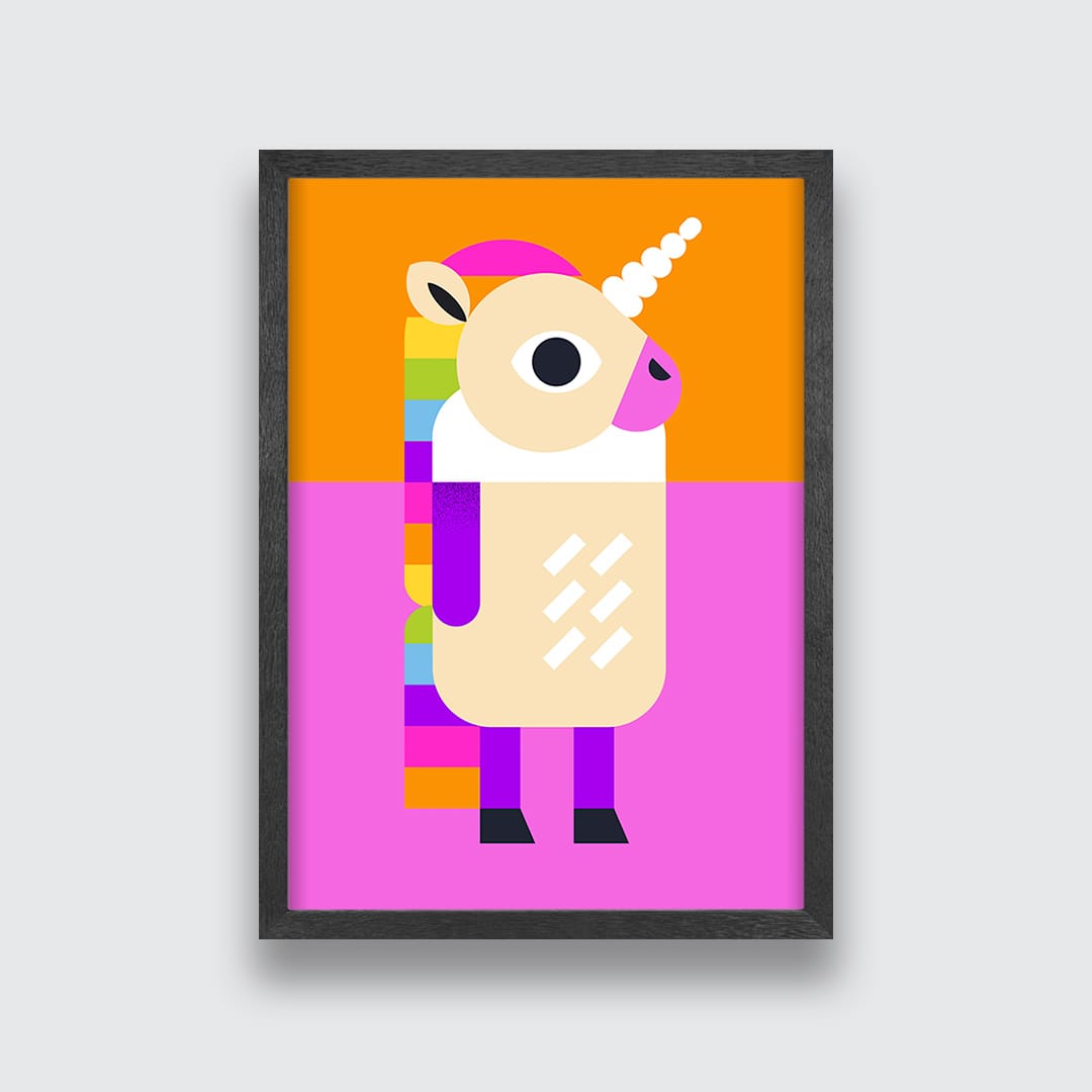 Unicorn Art Print by Beth Xia