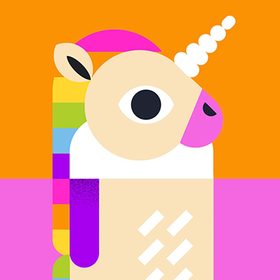 Unicorn Art Print by Beth Xia