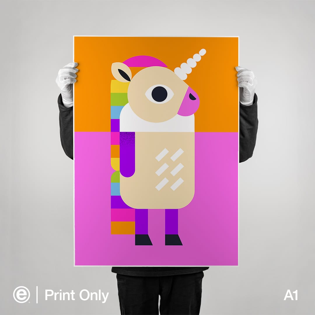 Unicorn Art Print by Beth Xia