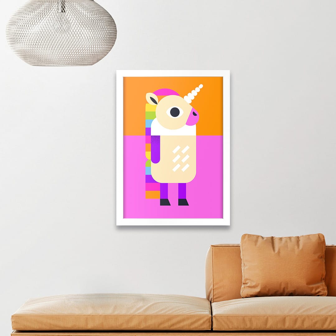 Unicorn Art Print by Beth Xia