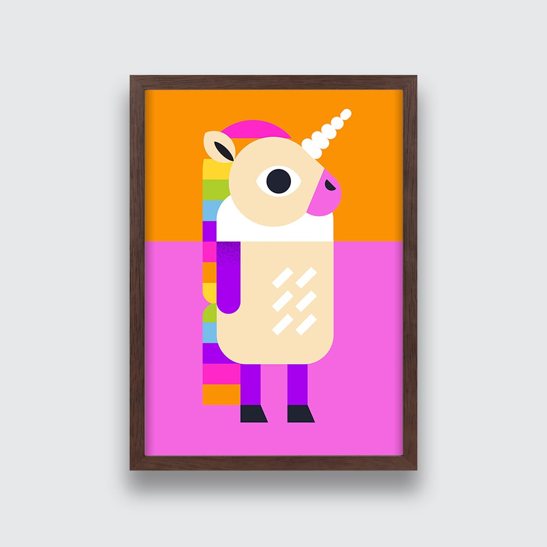 Unicorn Art Print by Beth Xia