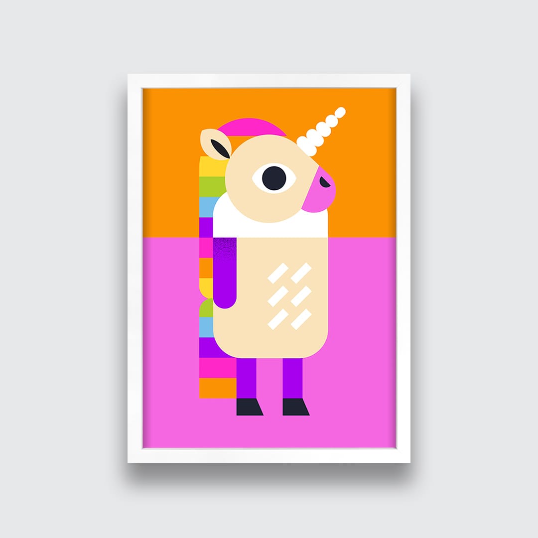 Unicorn Art Print by Beth Xia