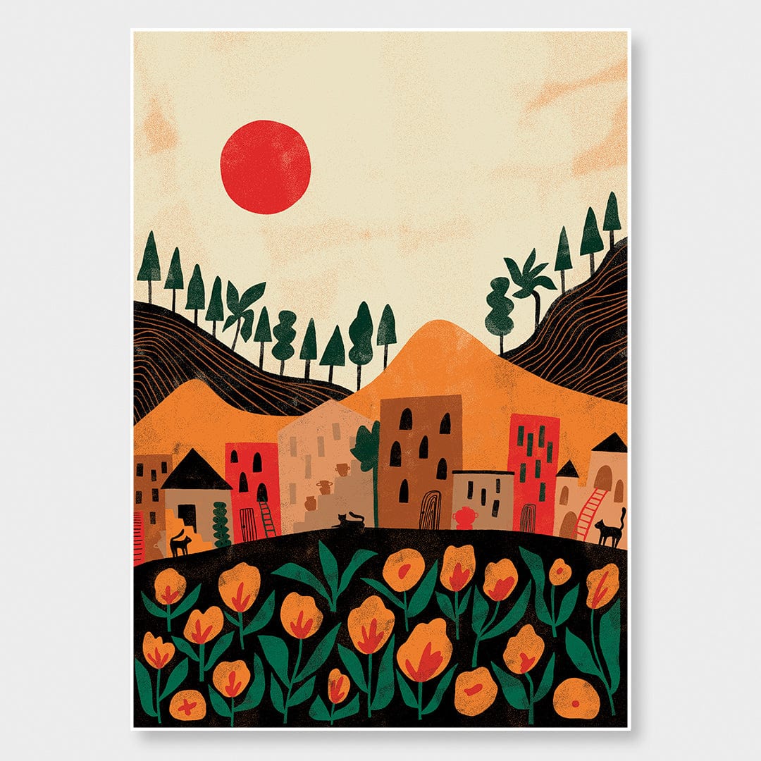 Villa Suerte Art Print by Agustina Shuan