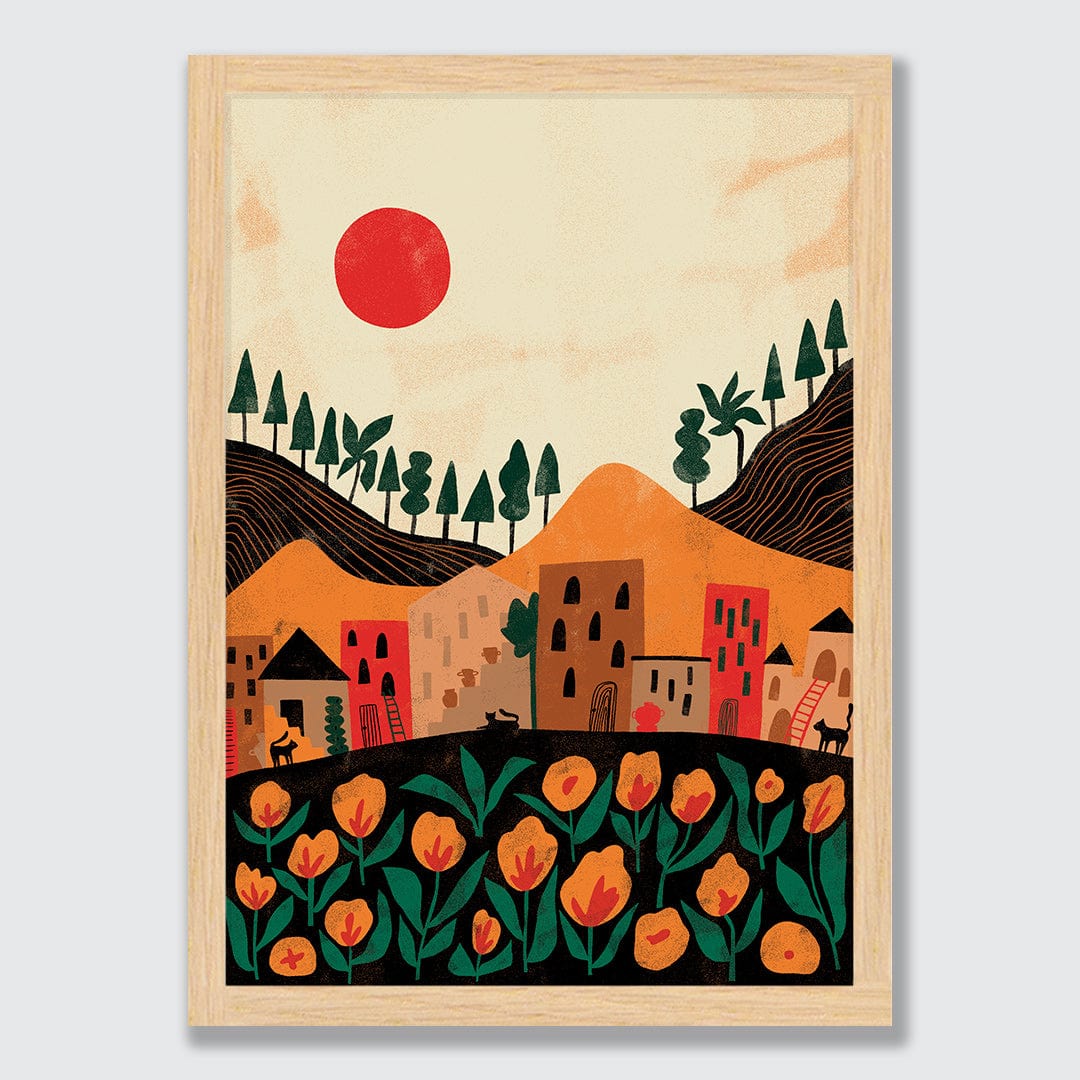 Villa Suerte Art Print by Agustina Shuan