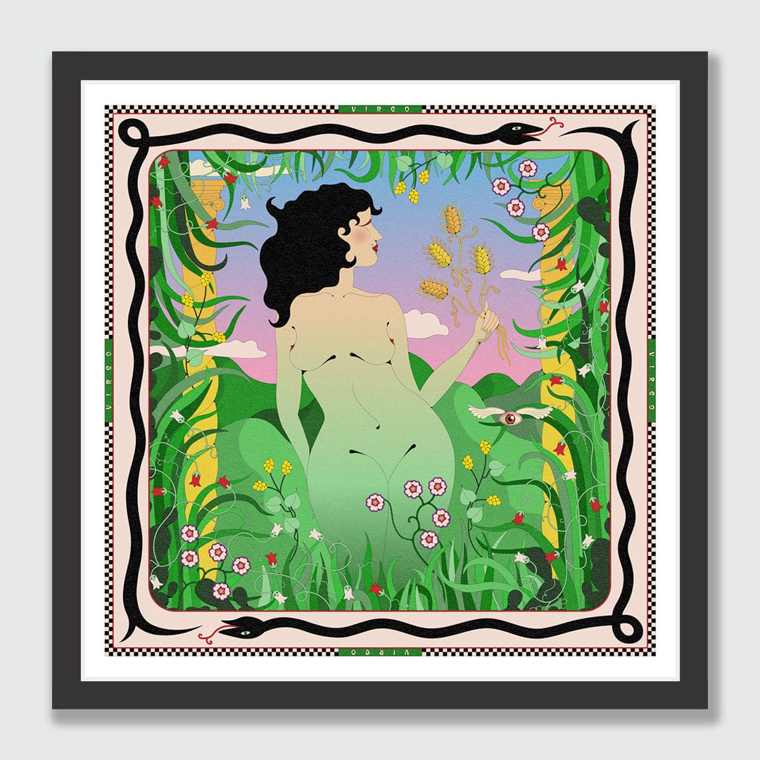 Virgo Art Print by Francesca Melis