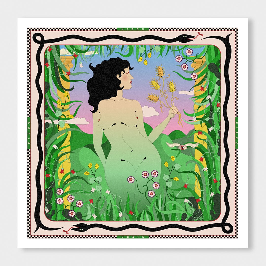 Virgo Art Print by Francesca Melis