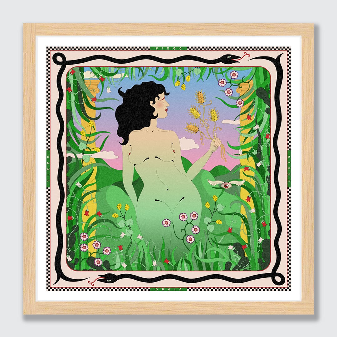 Virgo Art Print by Francesca Melis