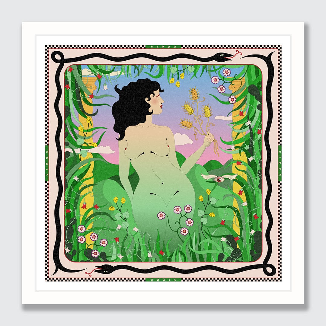 Virgo Art Print by Francesca Melis